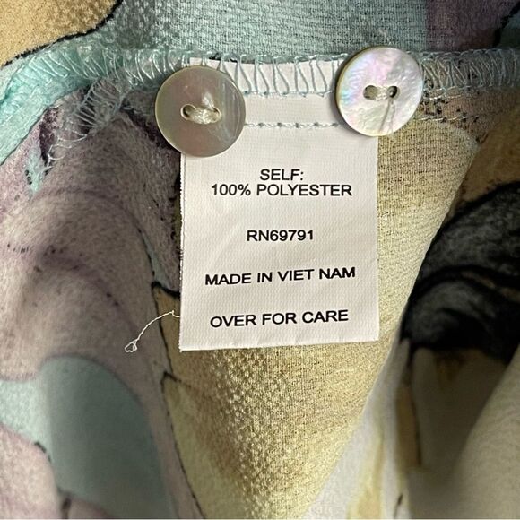 Fig and Flower Anthropologie Tunic Floral Dress Size Large - Picture 8 of 11